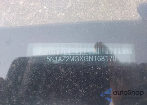 2016 Nissan Murano Sv из США, поврежденный, VIN 5N1AZ2MGXGN168170